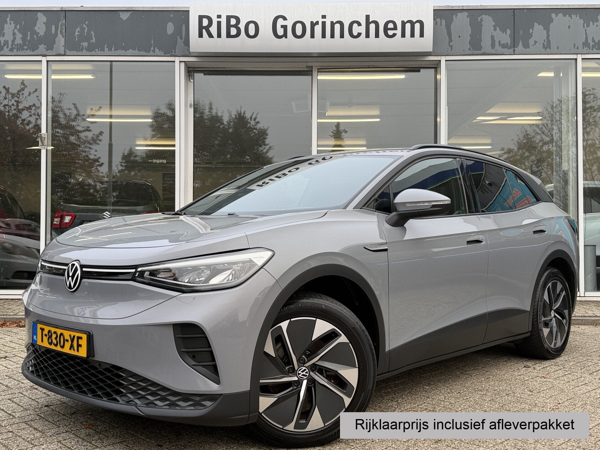 Volkswagen ID.4 Pure 52 kWh * Navi * PDC * Climate Control *, Auto's, Automaat, 12 maanden, Gebruikt, Zwart