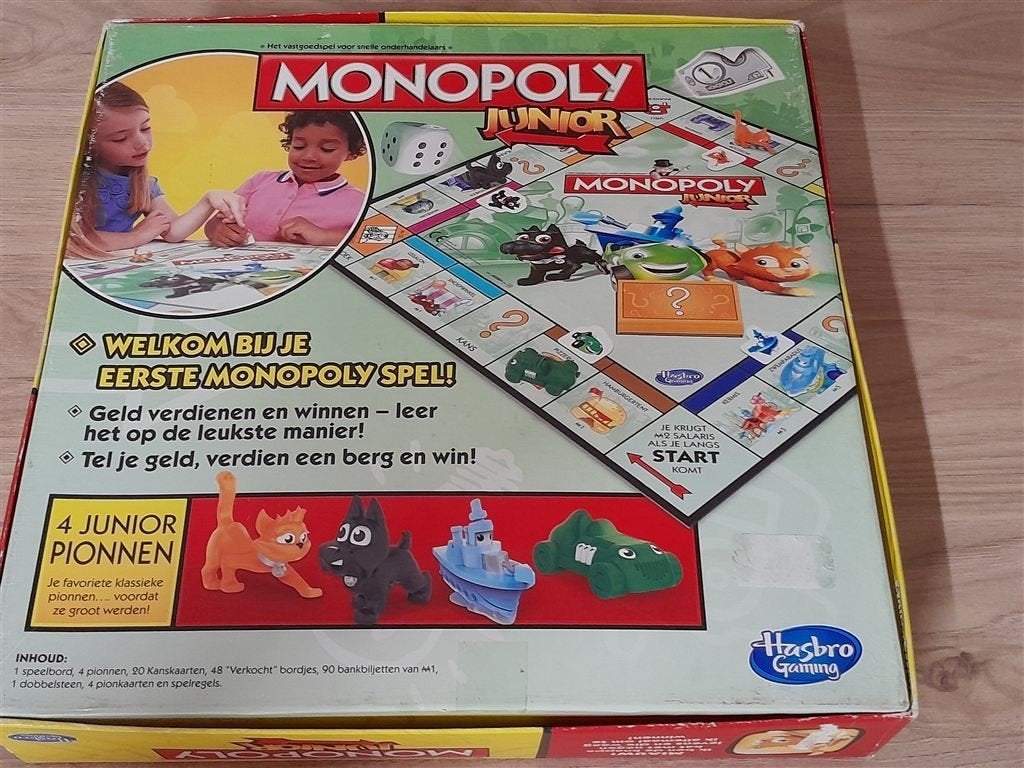 Monopoly Junior - mijn eerste monopoly - s5331, Verzenden, Zo goed als nieuw