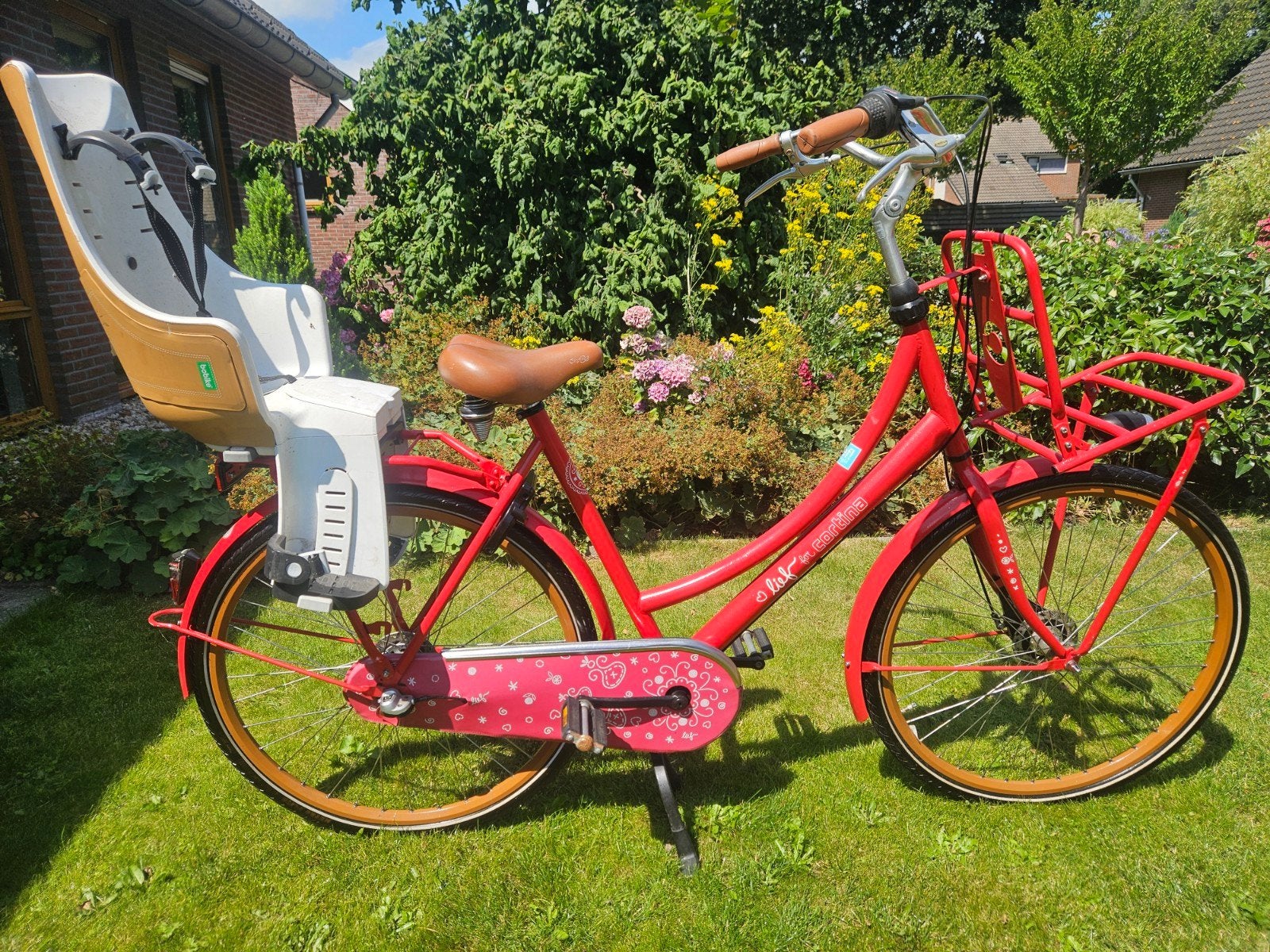 Cortina lief damesfiets moederfiets transportfiets 28' D57, Ophalen, Gebruikt, Versnellingen, 56 cm of meer