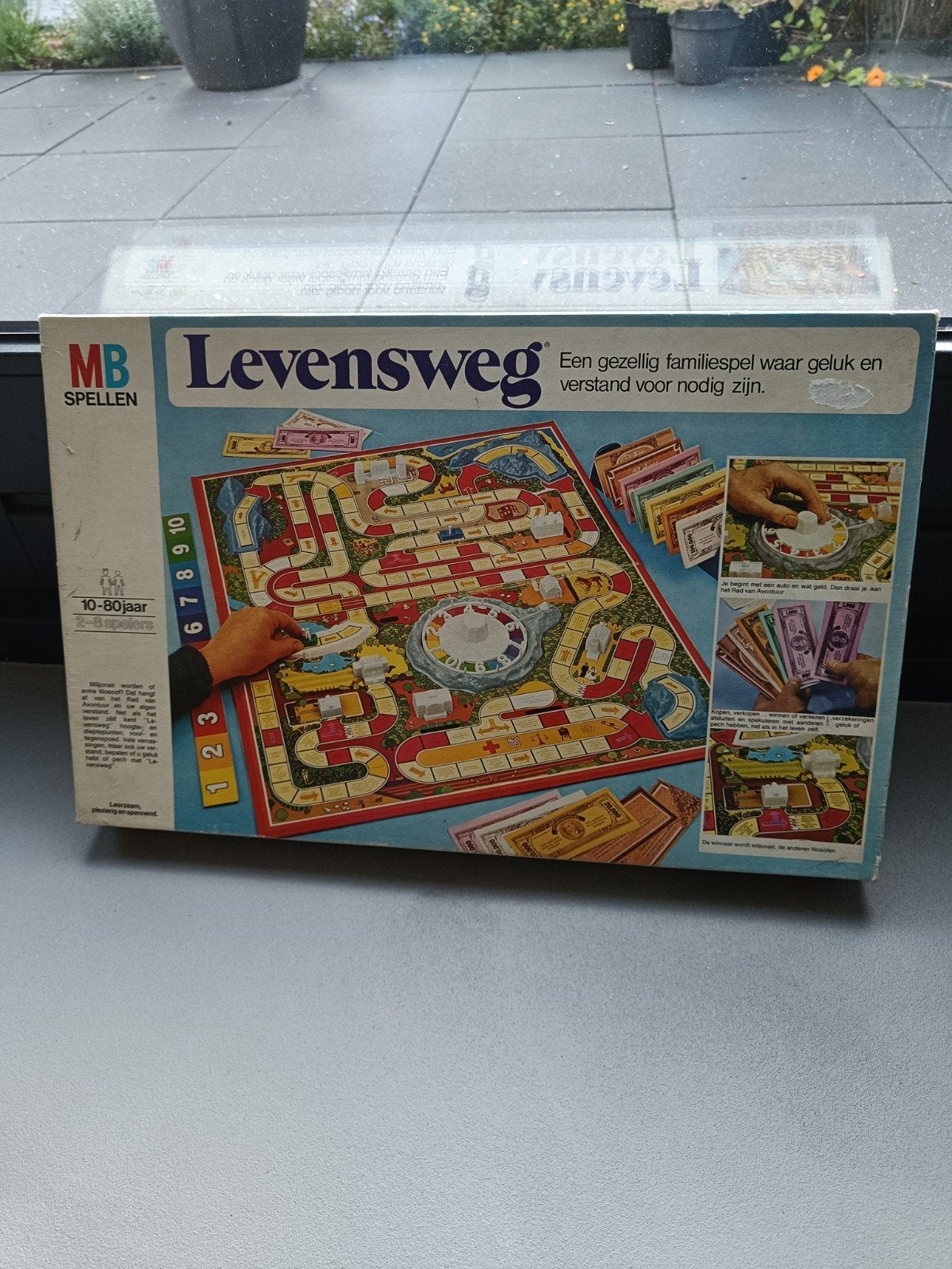 Levensweg Bordspel - Klassiek Familiespel van MB Spellen, Drie of vier spelers, Ophalen of Verzenden, Gebruikt, MB Spellen
