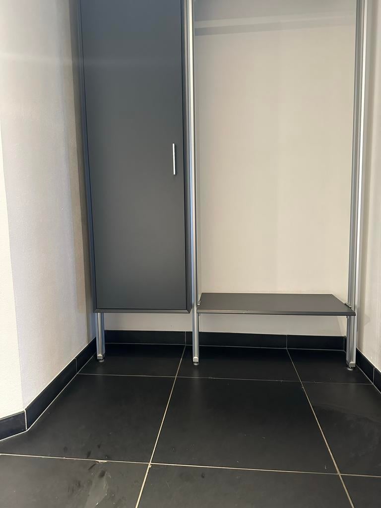 Moderne kapstok met kast en opbergruimte, Ophalen, Gebruikt, 200 cm of meer, Overige typen