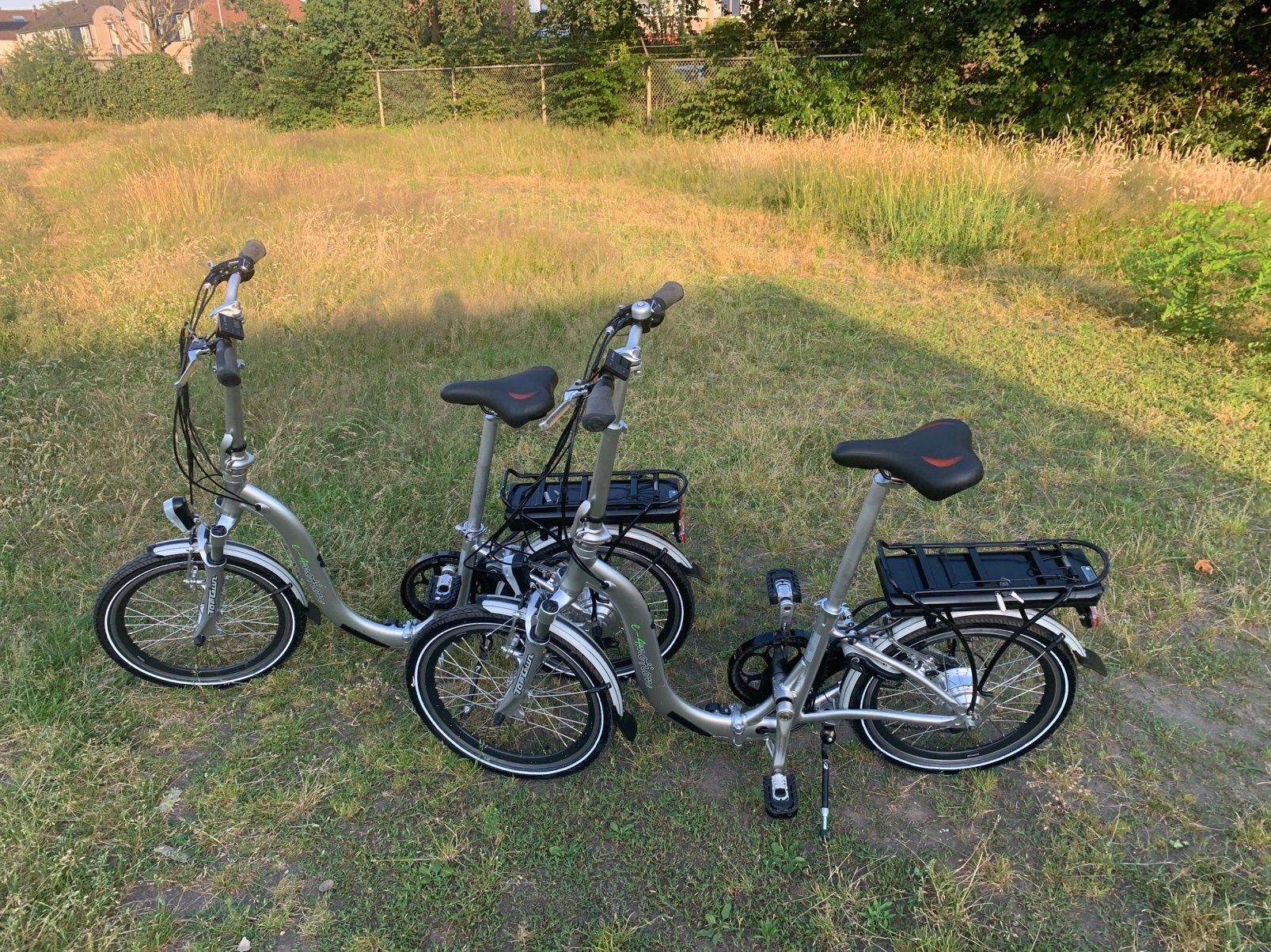 Elektrische vouwfietsen set nieuwstaat, Fietsen en Brommers, Fietsen | Vouwfietsen, Ophalen, 20 inch of meer, Versnellingen, Zo goed als nieuw