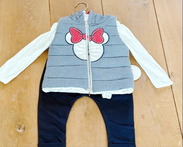 NIEUW met kaartje! 3-delig Minnie Mouse setje - Diverse, Ophalen of Verzenden, Nieuw, Meisje