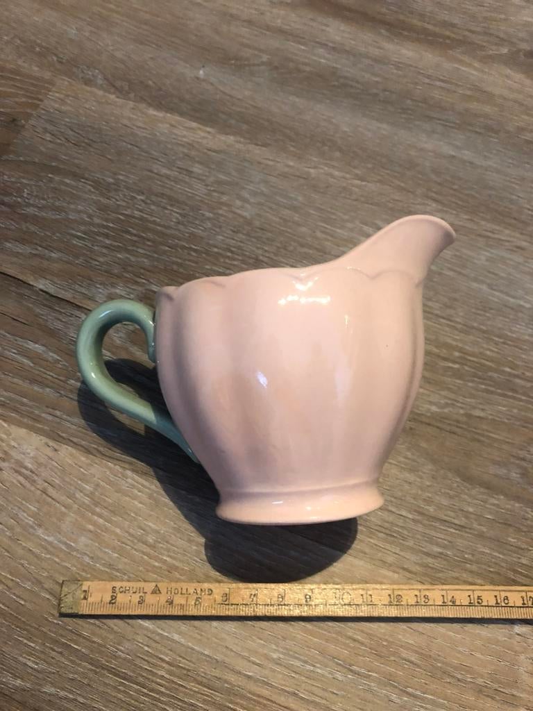 Vintage Grindley Peach Petal Melkkannetje, Antiek en Kunst, Ophalen of Verzenden
