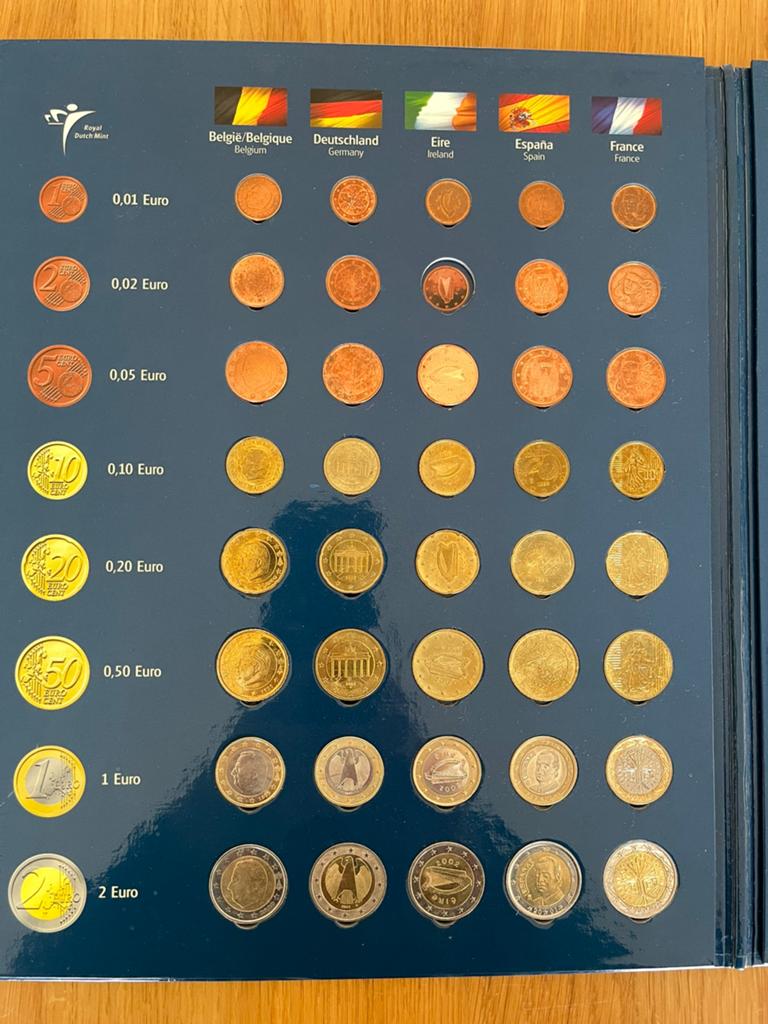 Verzamelmap Eurocollection met munten!, Ophalen of Verzenden
