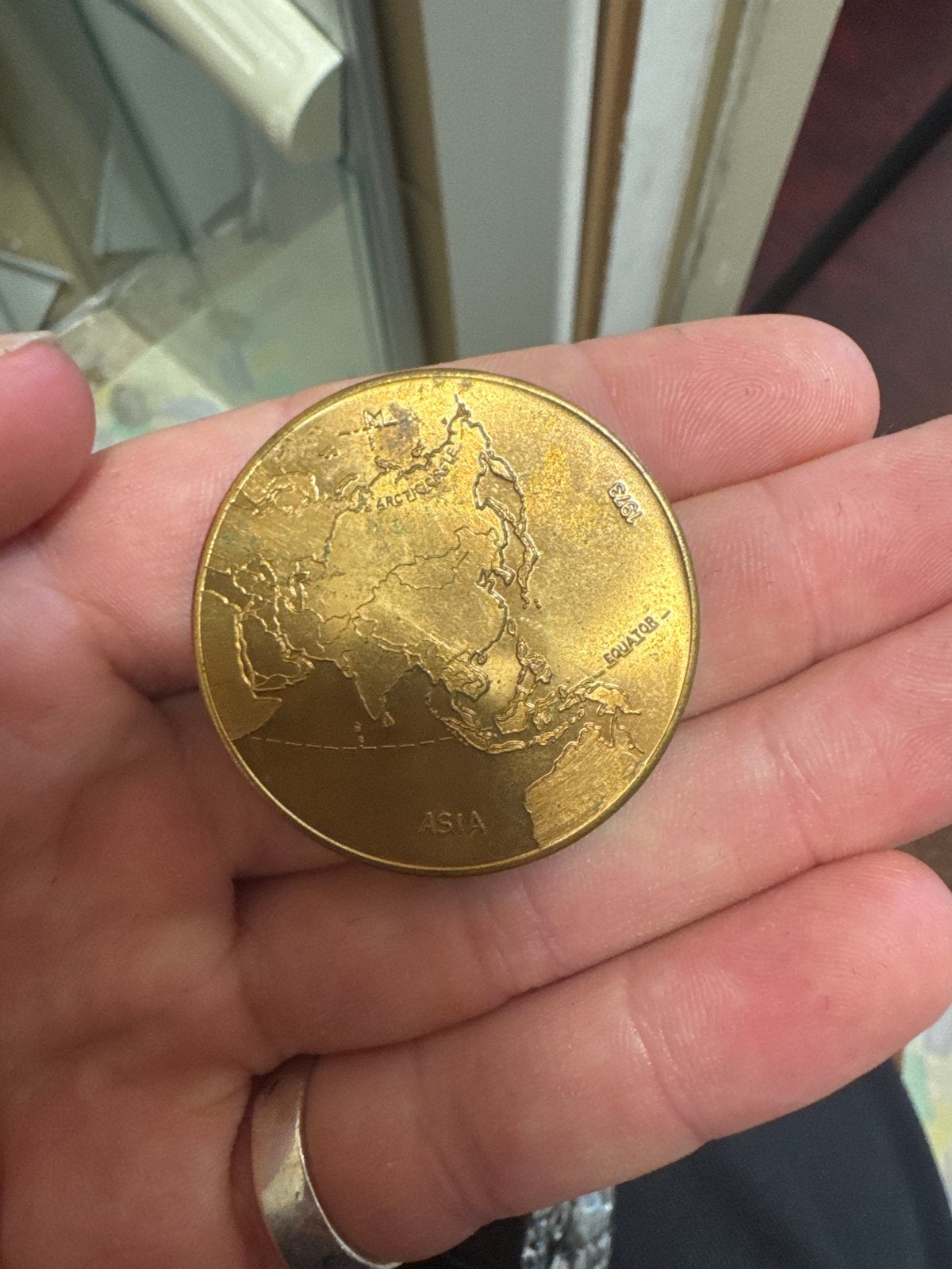 Mundus Numisma Medaille - Internationale Conventie, Postzegels en Munten, Ophalen of Verzenden, Overige materialen, Buitenland