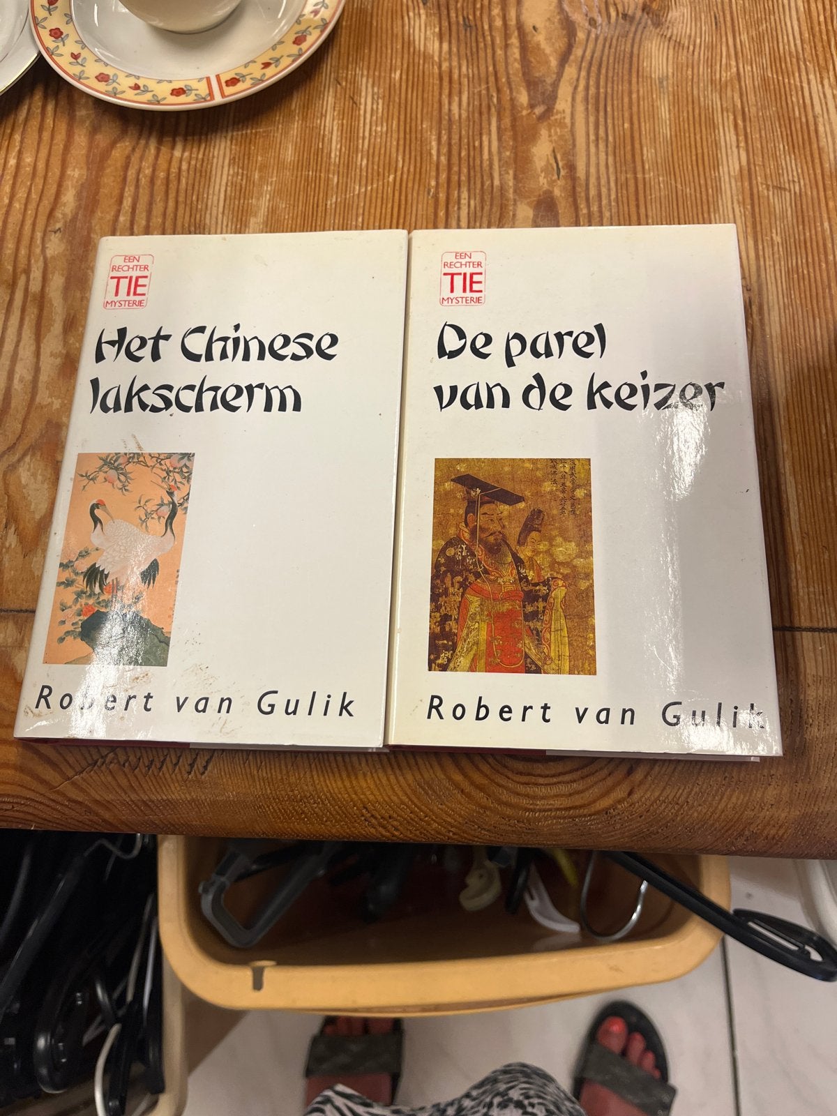 6 Robert van Gulik Rechter Tie Mysterie boeken, Ophalen of Verzenden, Gelezen