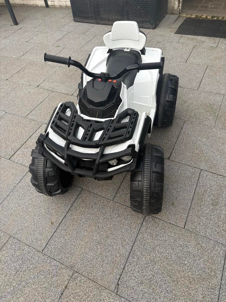 Elektrische kinderquad - Wit, Kinderen en Baby's, Ophalen, Zo goed als nieuw