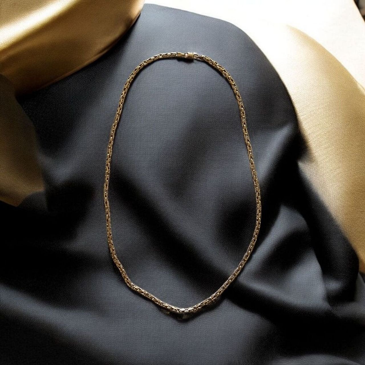 14 karaats gouden koningsketting, Ophalen, Goud, Ketting