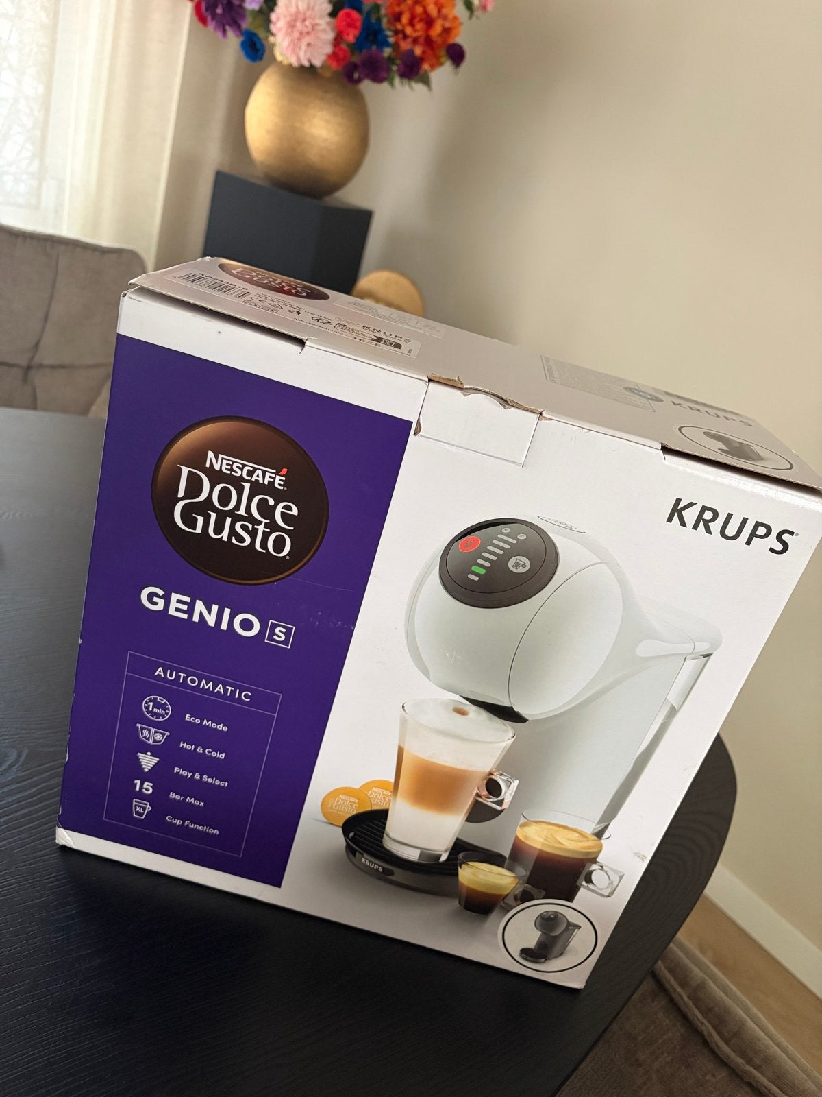Nescafé Dolce Gusto Genio S Krups Koffiezetapparaat zwart, Koffiepads en cups, Ophalen of Verzenden, 1 kopje, Koffiemachine