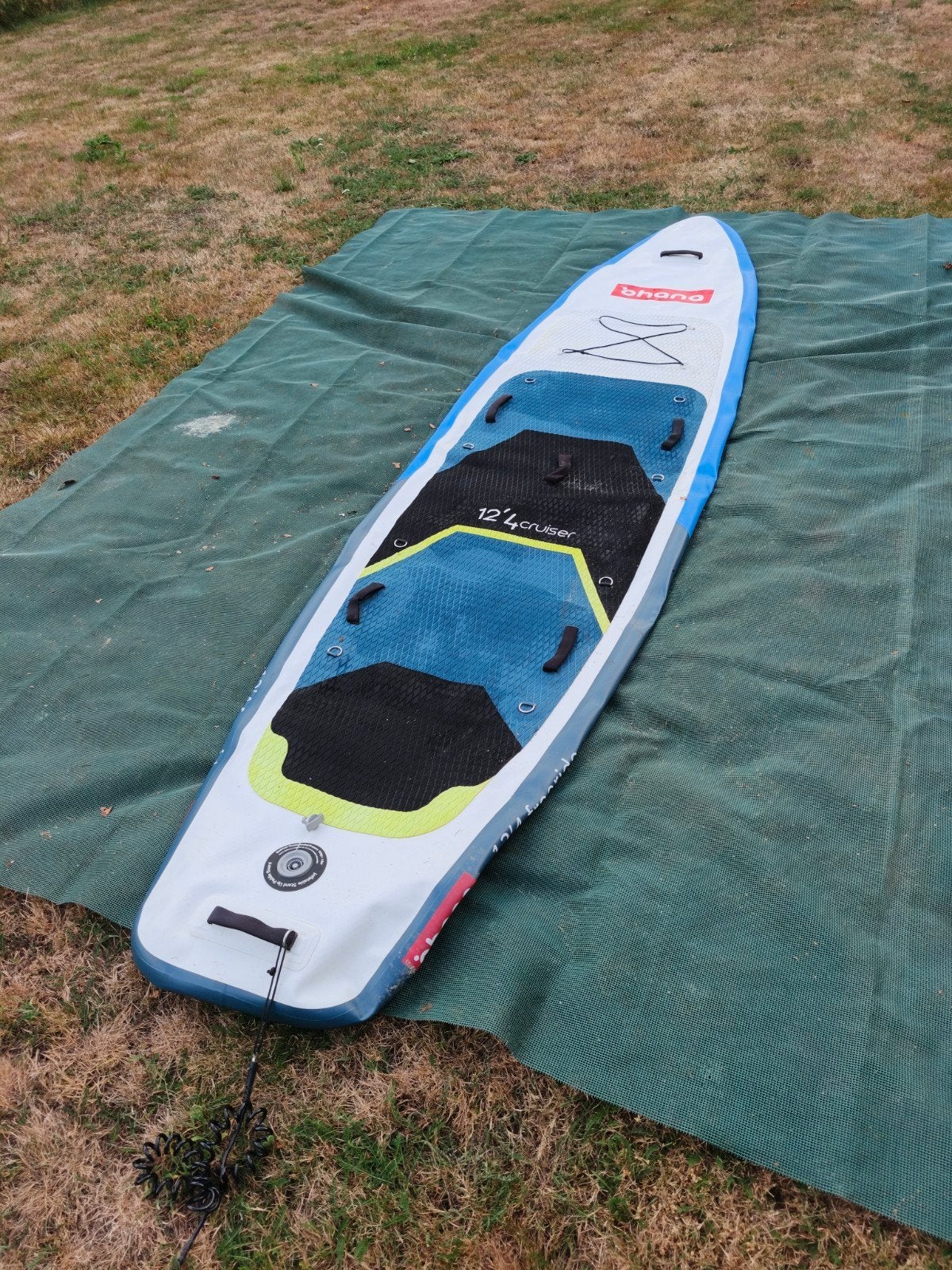 Ohana SUP board 12.4 met 2 peddels, hogedrukpomp en tas, Ophalen, Gebruikt, SUP-boards