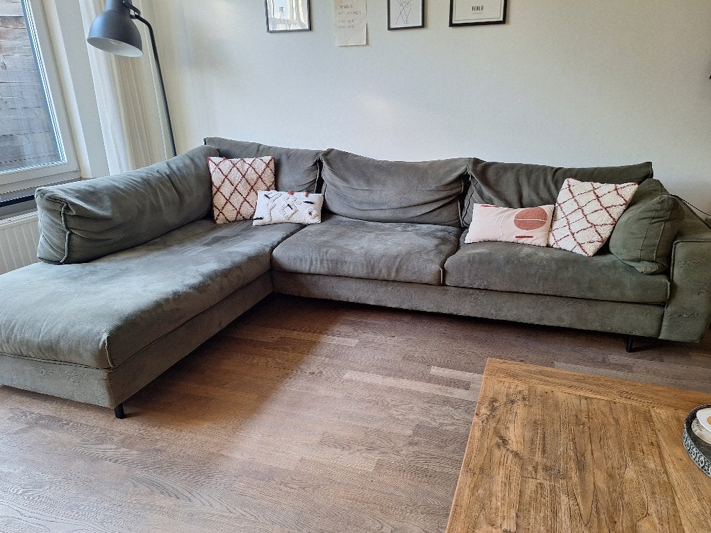 Hoekbank, Ophalen, 250 tot 300 cm, Gebruikt, Hoekbank
