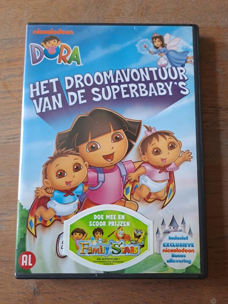 dvd, Dora Het Droomavontuur van de Superbaby's ., Alle leeftijden, Ophalen of Verzenden, Zo goed als nieuw, Tv fictie