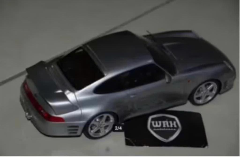 1:18 PORSCHE 911 RUF CTR2 GT spirit zilver resin no box WRH, Hobby en Vrije tijd, Modelauto's | 1:18, Verzenden, Zo goed als nieuw