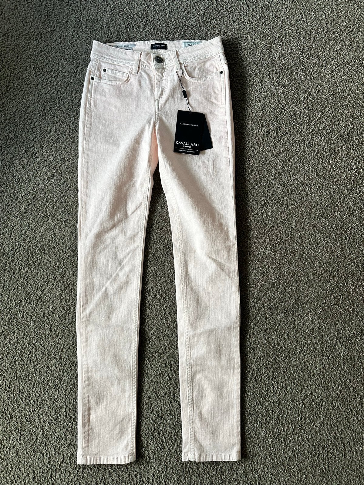 Nieuwe Cavallaro Emma Jeans - Lichtroze, Maat 25, Nieuw, Ophalen of Verzenden, Roze, Maat 34 (XS) of kleiner