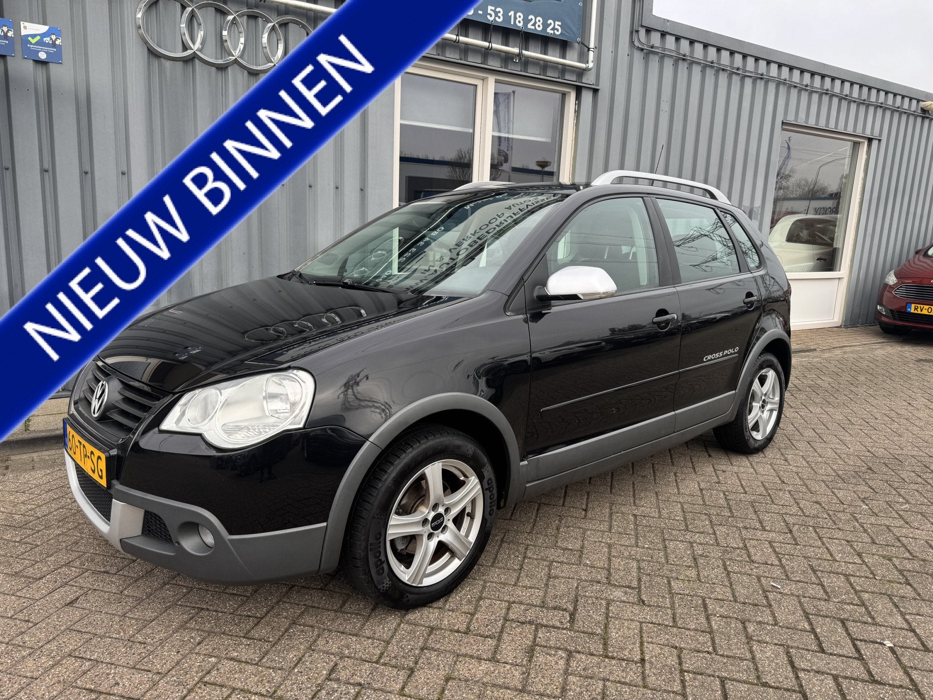 Volkswagen Polo 1.4-16V Cross (bj 2007), Auto's, Volkswagen, Voorwielaandrijving, 82 pk, Zwart, Origineel Nederlands