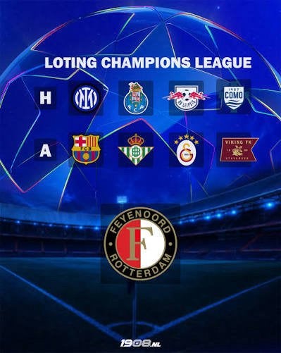 Feyenoord passe partout champions league tickets, Tickets en Kaartjes