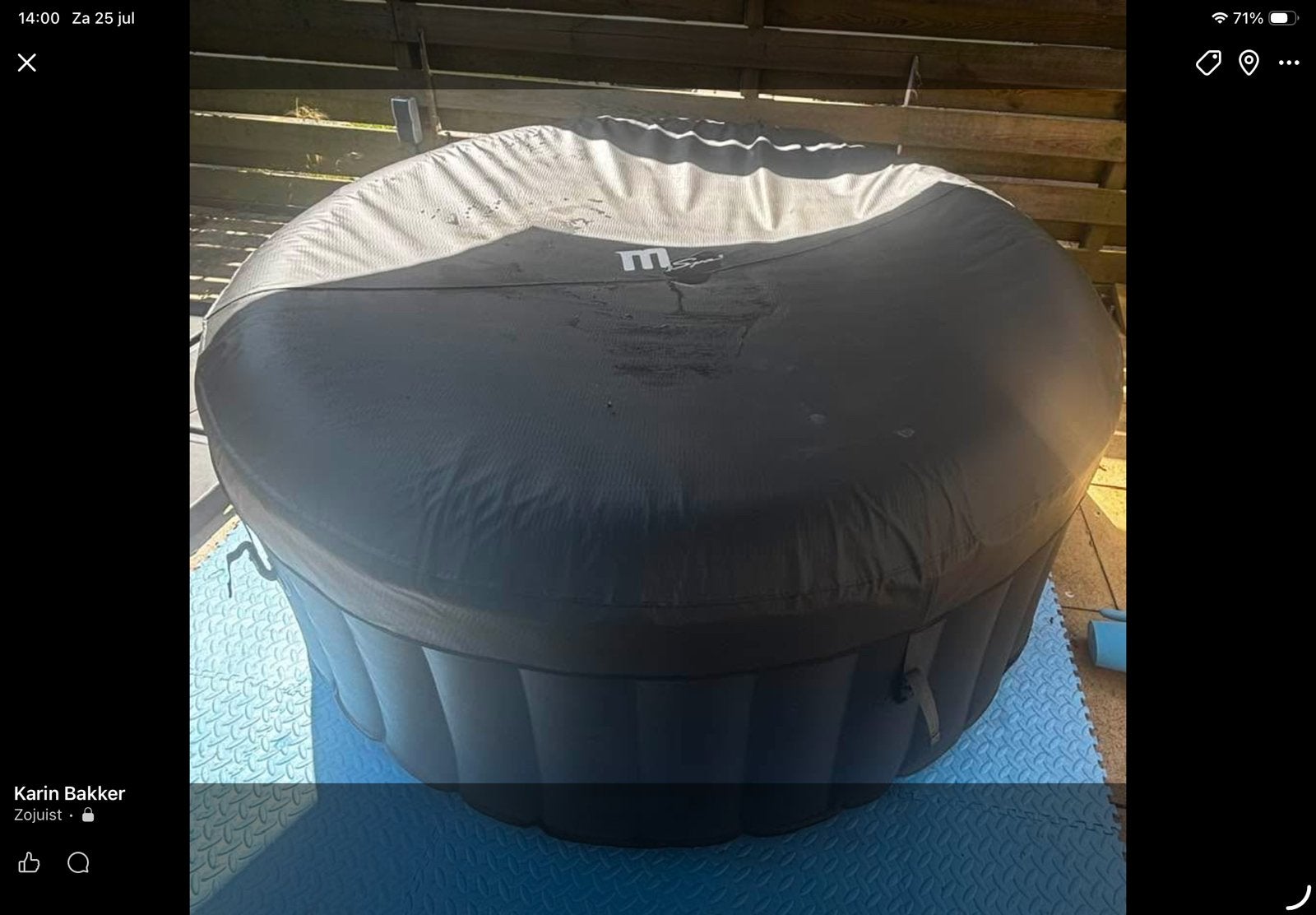 Z.g.a.n. m Spa, Ophalen, Zo goed als nieuw