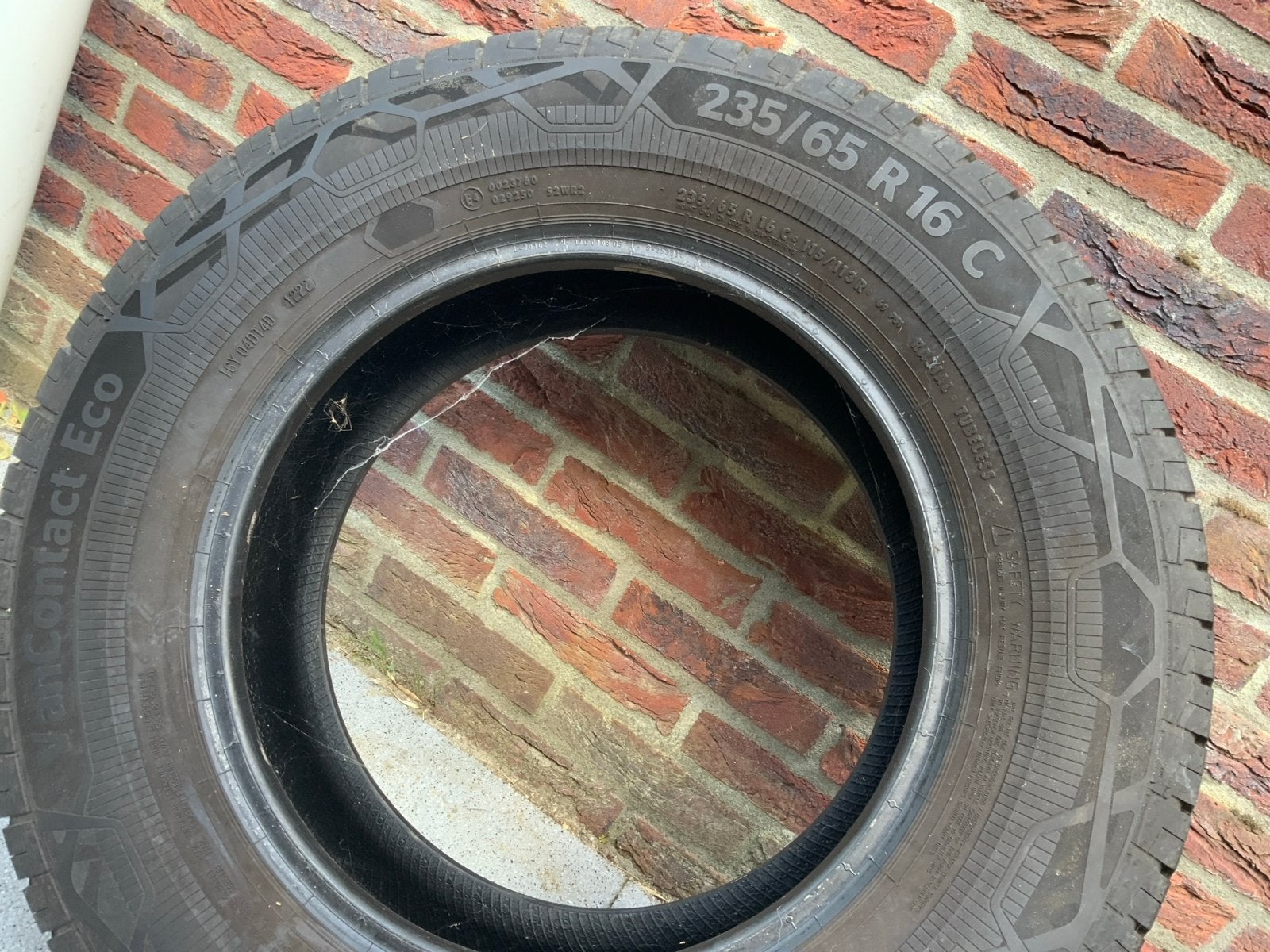 Set gebruikte Continental Contact Eco 235/65 R16 C banden, Ophalen, 16 inch, 235 mm, Band(en)