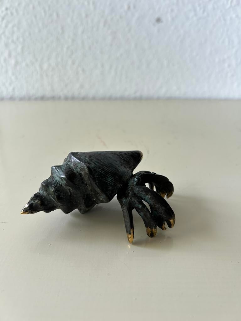 Prachtig oud Bronzen beeldje van Heremiet kreeft Krab. Kunst, Ophalen of Verzenden