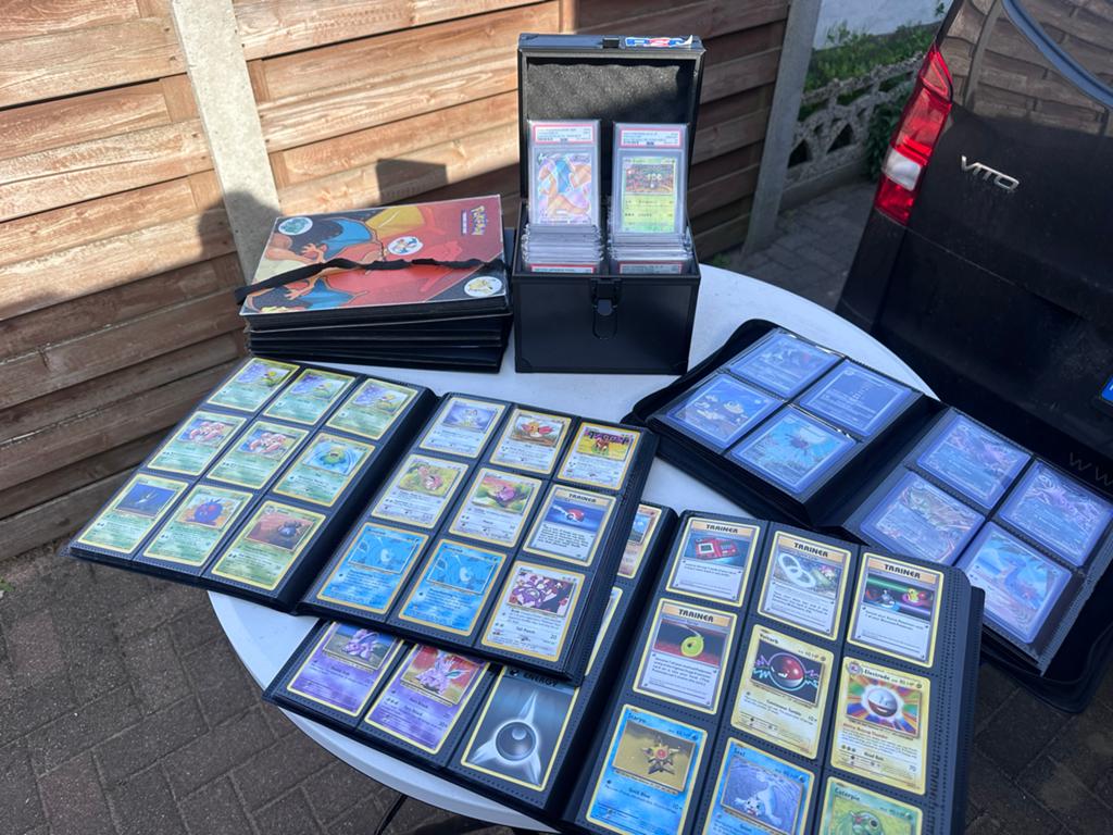 Grote collectie Pokémon kaarten - PSA & Raw, Ophalen, Gebruikt, Meerdere kaarten