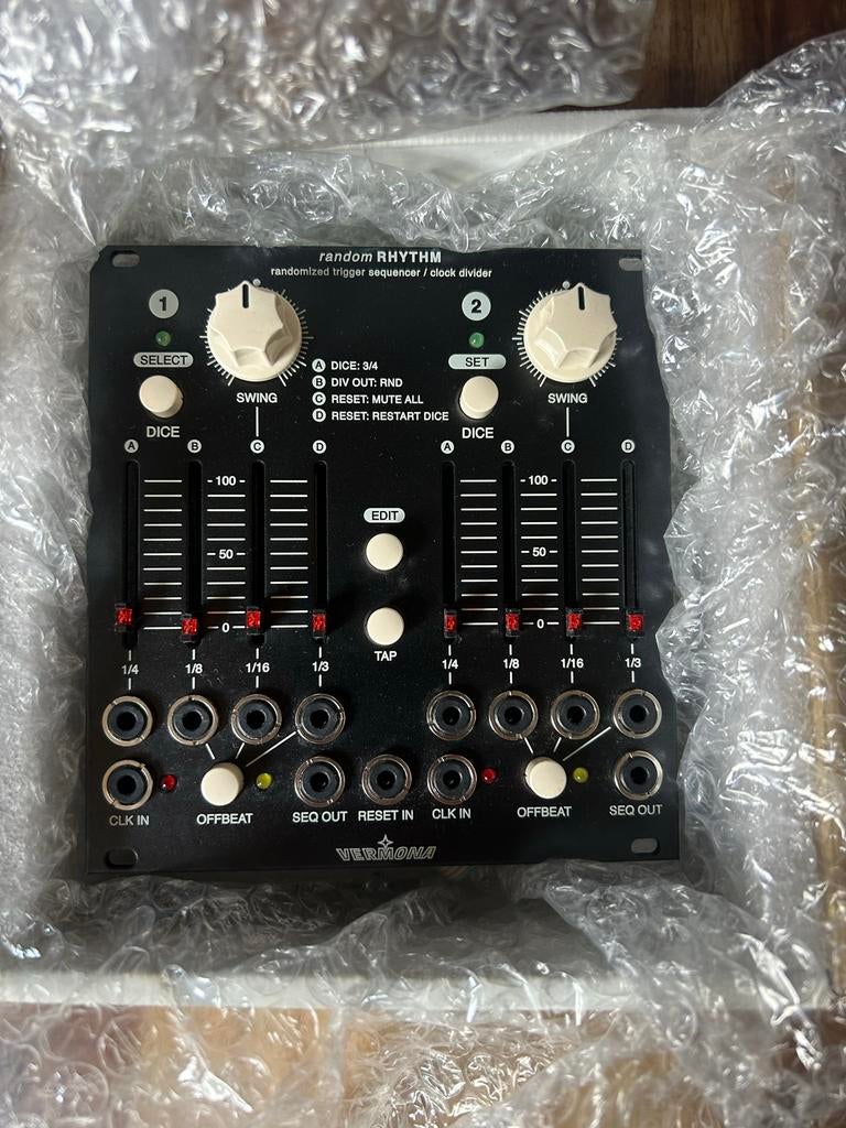 Vermona Random Rhythm Trigger Sequencer/Clock Divider, Muziek en Instrumenten, Soundmodules, Zo goed als nieuw, Ophalen of Verzenden