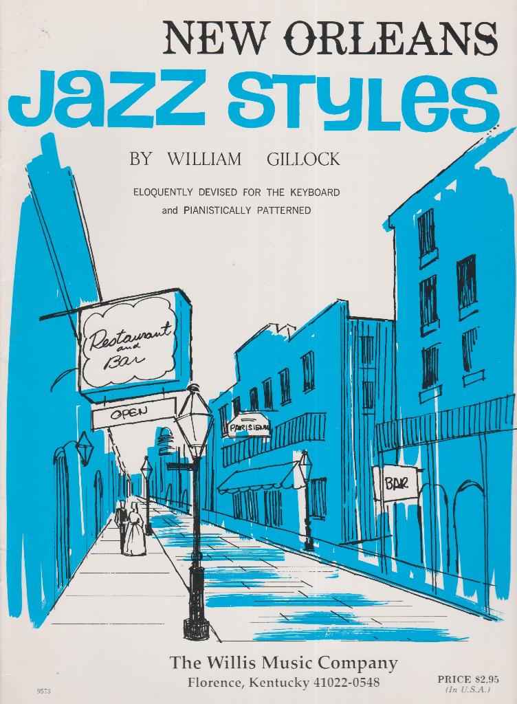 WILLIAM GILLOCK - NEW ORLEANS - JAZZ STYLES, Muziek en Instrumenten, Bladmuziek, Gebruikt, Ophalen of Verzenden, Artiest of Componist