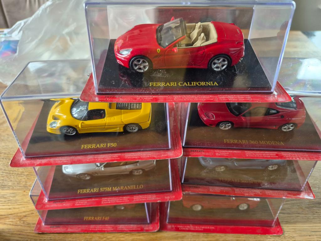 7 Ferrari  auto,s   1-43, Ophalen of Verzenden, Nieuw, Auto, Overige merken