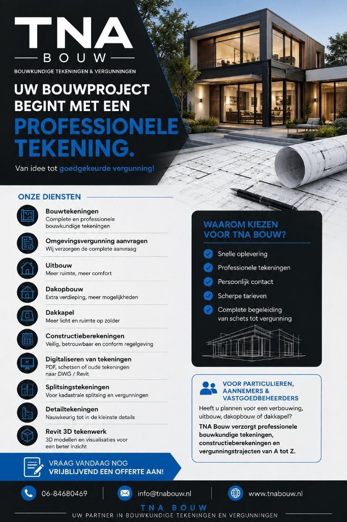 dakkapel vergunning regelen, Ophalen, Zo goed als nieuw