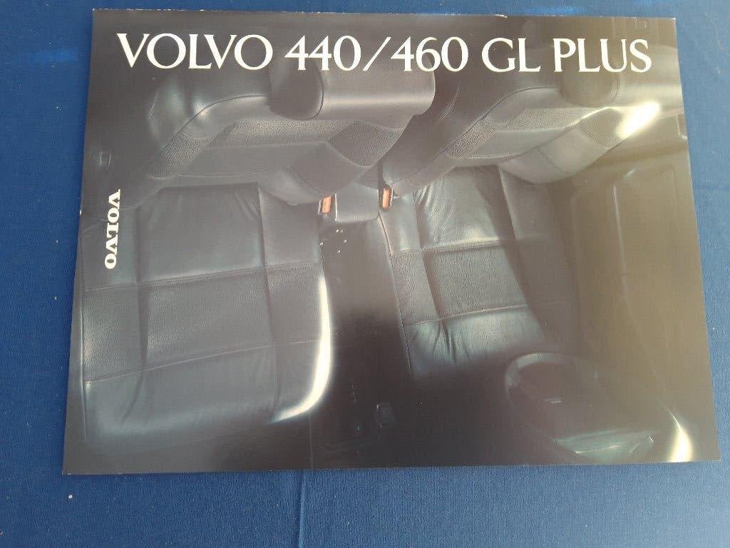 folder Volvo 440 / 460 GL Plus, Boeken, Ophalen of Verzenden, Zo goed als nieuw, Volvo