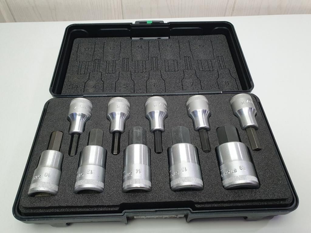 Stahlwille inbus doppenset  1/2" opname 10 delig ZGAN, Auto diversen, Autogereedschap, Lindenallee 27, 42349 Wuppertal, Duitsland