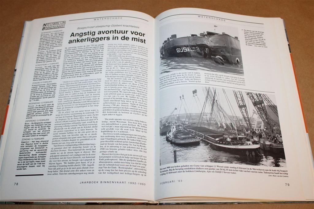 Jaarboek Binnenvaart 1993 — Dirk van der Meulen, Verzamelen, Scheepvaart, -, -, Ophalen of Verzenden, Zo goed als nieuw