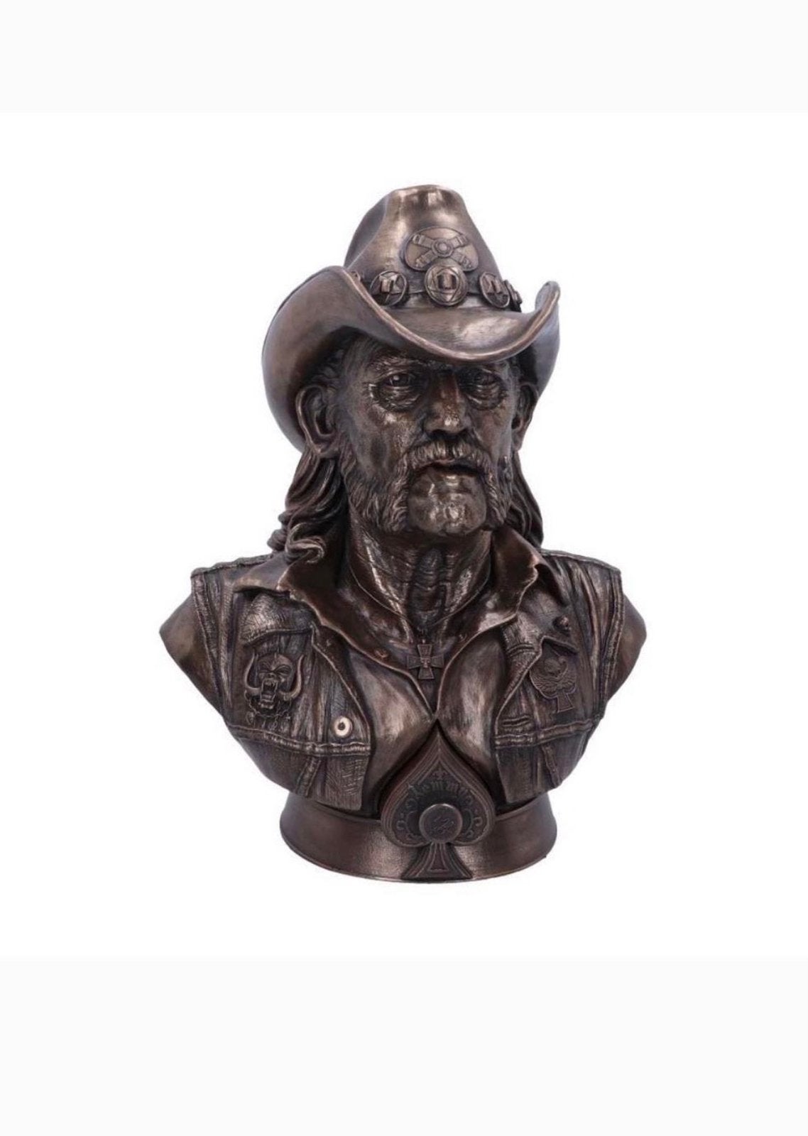 Motorhead Lemmy Buste - Officieel Gelicentieerd Brons, Ophalen of Verzenden, Nieuw, Pop, Beeldje of Miniatuur