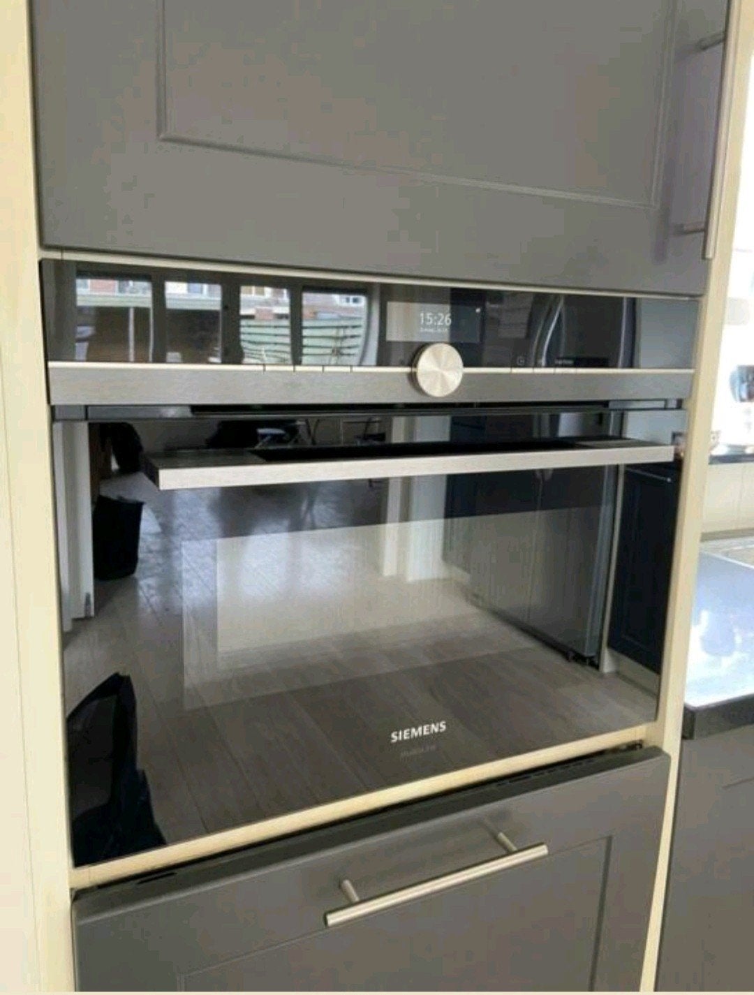Luxe Siemens combi oven/magnetron (met WiFi), Ophalen, Siemens, Zo goed als nieuw, Oven met grill