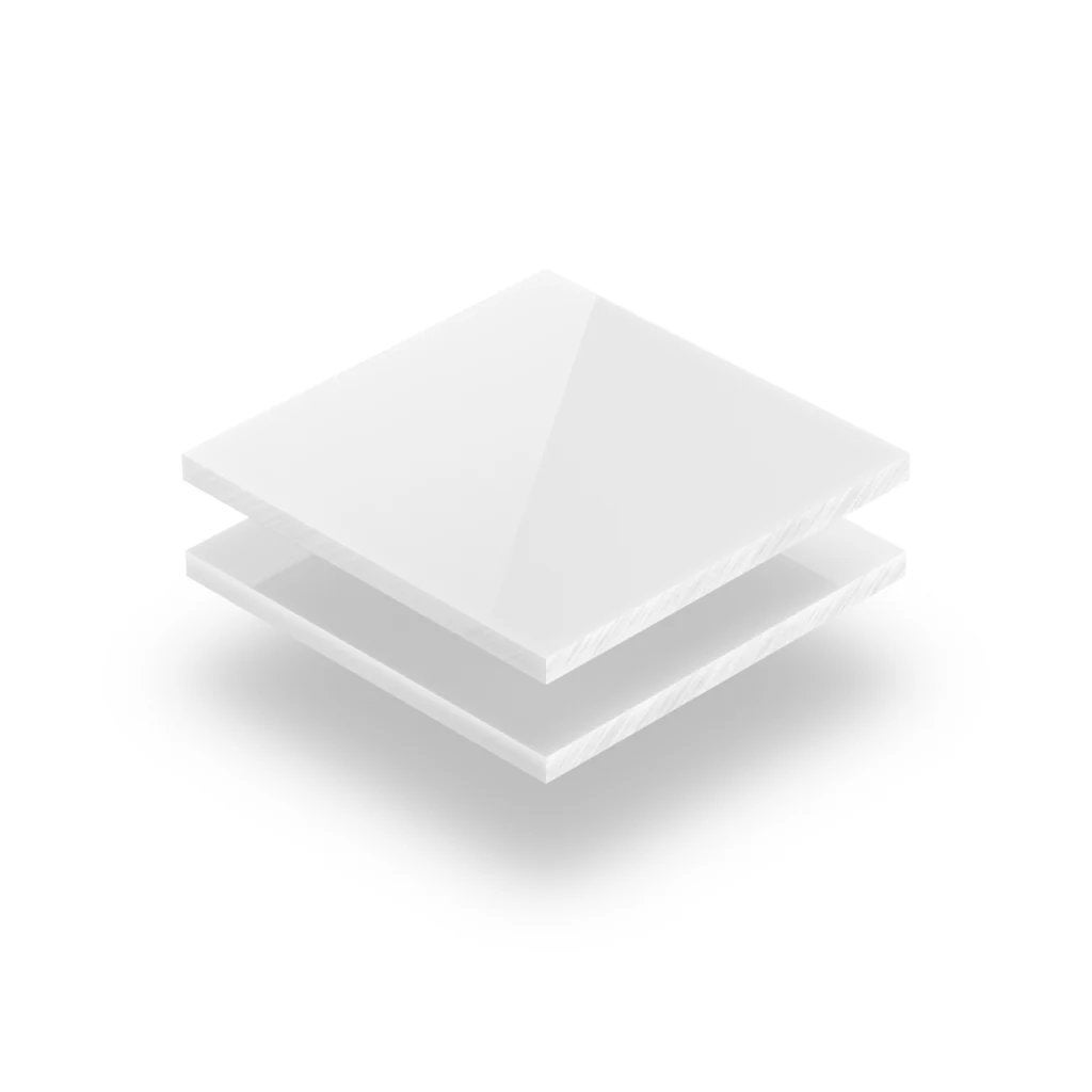 8 Plexiglas Platen XT wit 2 mm (Rechthoek 100cm x 50cm), Ophalen, Nieuw
