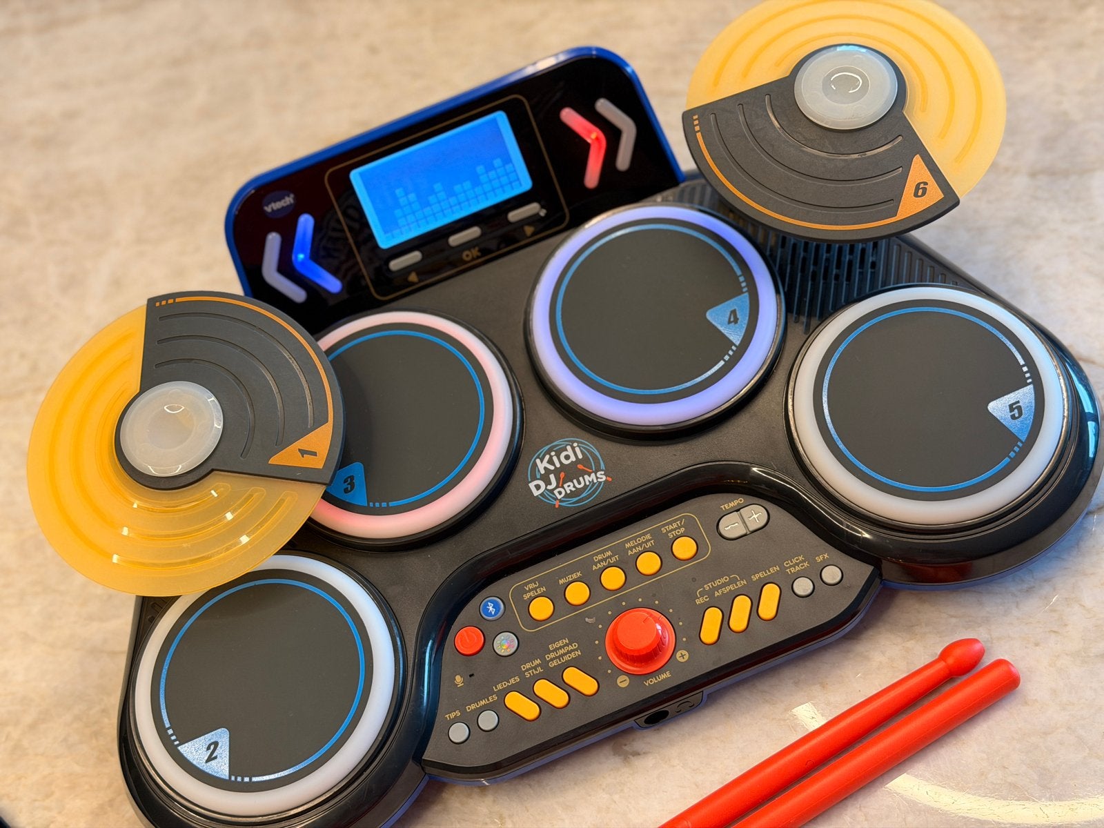 Vtech Kidi DJ Drums - Zo goed als nieuw, Ophalen, Zo goed als nieuw, Jongen of Meisje