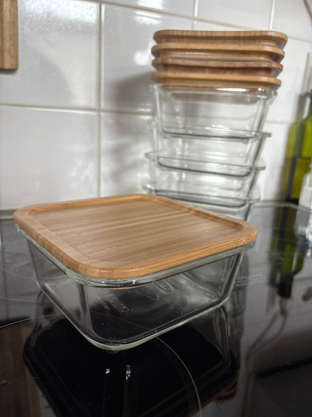 5 IKEA Voorraadpotten met deksels, Ophalen, IKEA, Voorraadpot, Glas