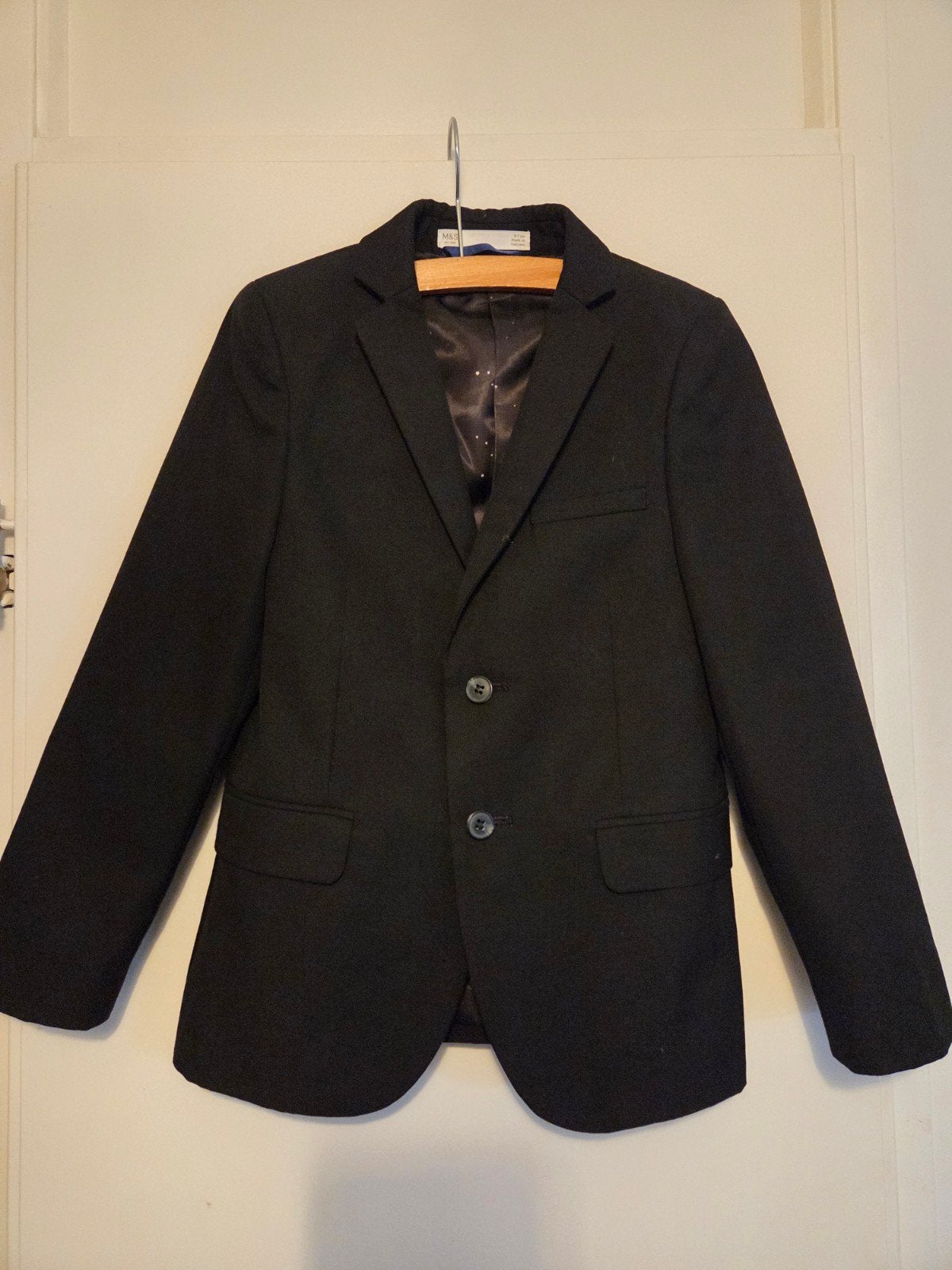 Nette zwarte jongens blazer M&S mode (6-7 jaar), Ophalen of Verzenden, Zo goed als nieuw, M&S mode, Jongen