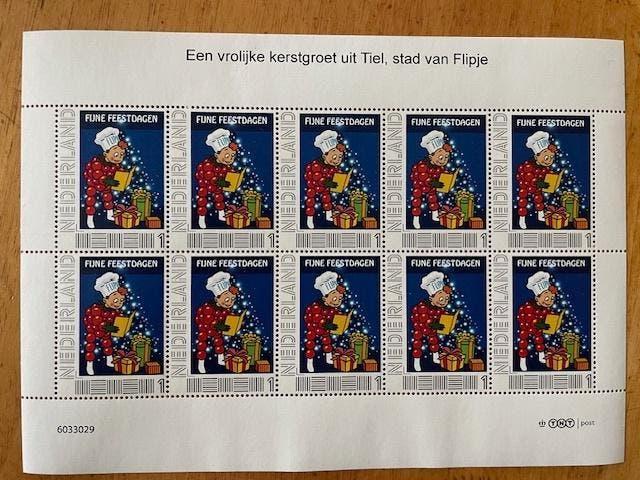 vel met 10 postzegels Flipje Tiel, Verzenden, Nieuw, Overige typen