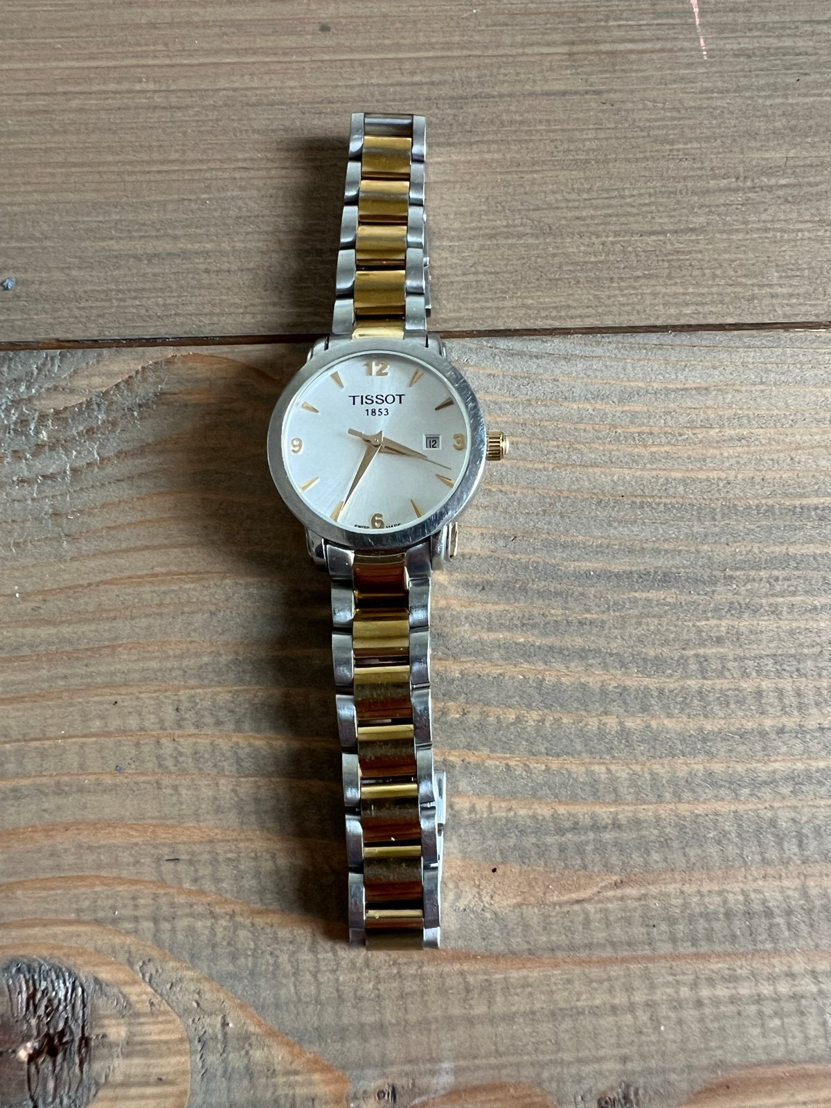 Tissot 1853 Dameshorloge - T057210A, Overige merken, Gebruikt, Staal, Polshorloge