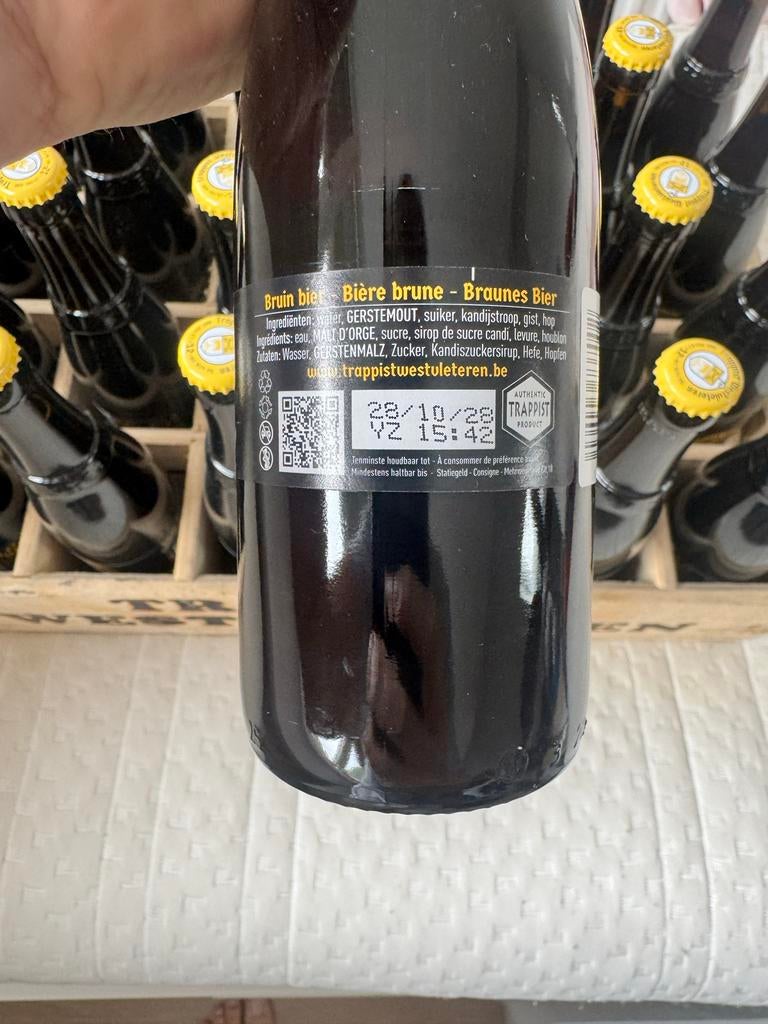 Westvleteren 12 vol kratje - Authentiek Trappistenbier, Verzamelen, Biermerken, Ophalen, Nieuw, Flesje(s), Overige merken