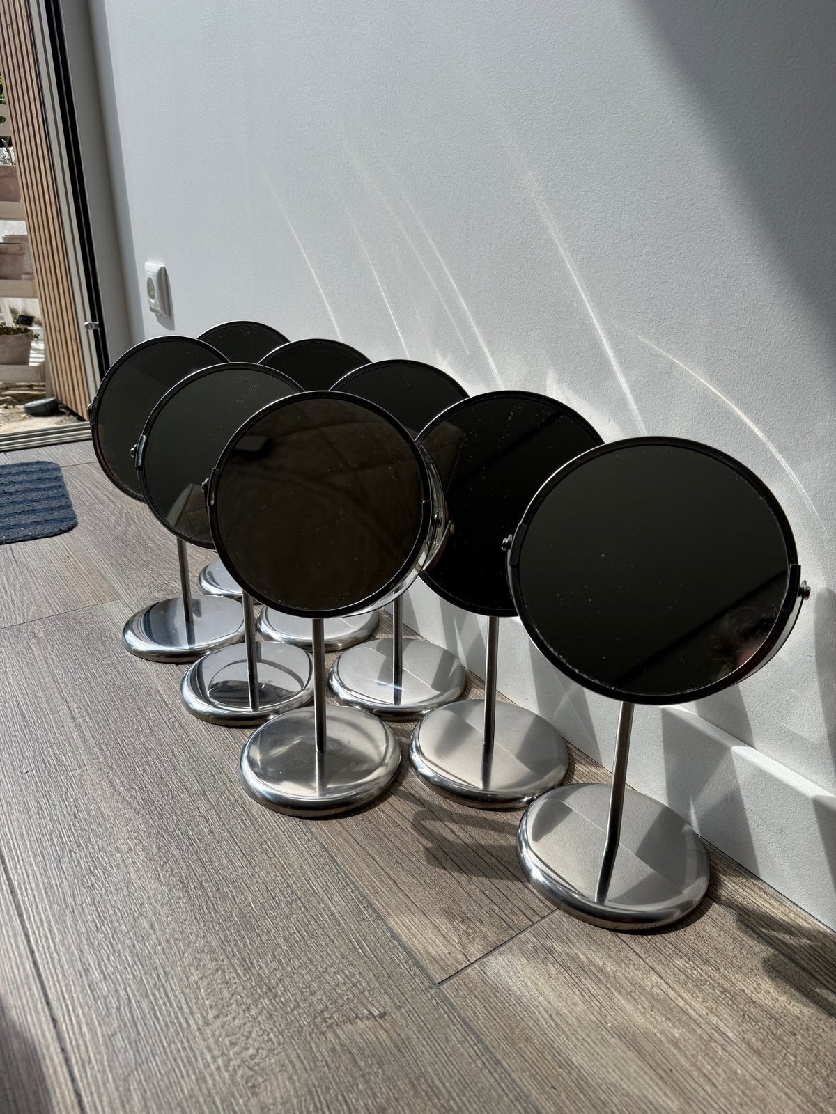 7 Make-up spiegels met normale en vergroot zijde, Ophalen, Minder dan 50 cm, Gebruikt, Rond