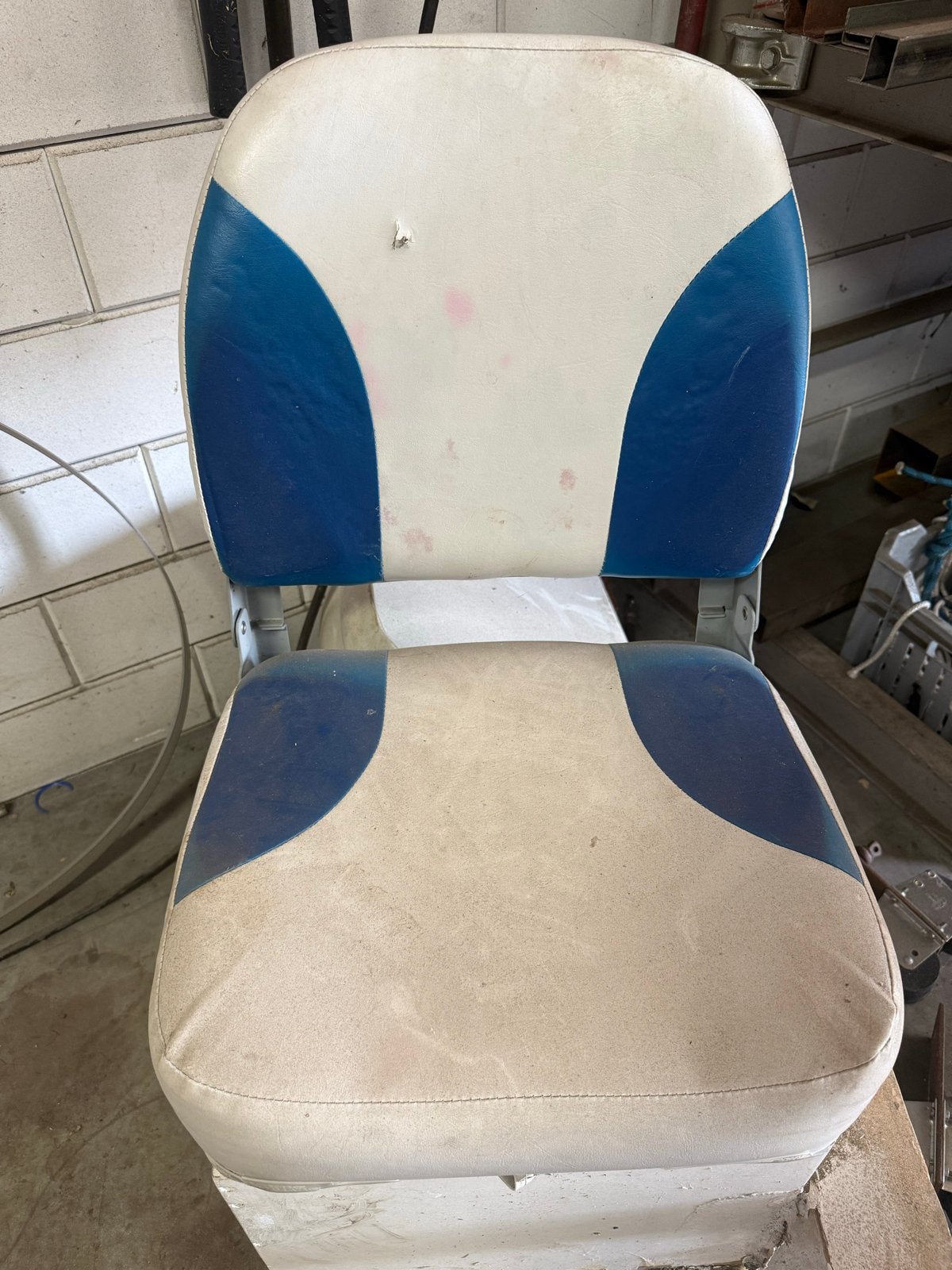 Draaiplateau met bootstoel - Gebruikt, Ophalen, Gebruikt, Interieur en Kussens
