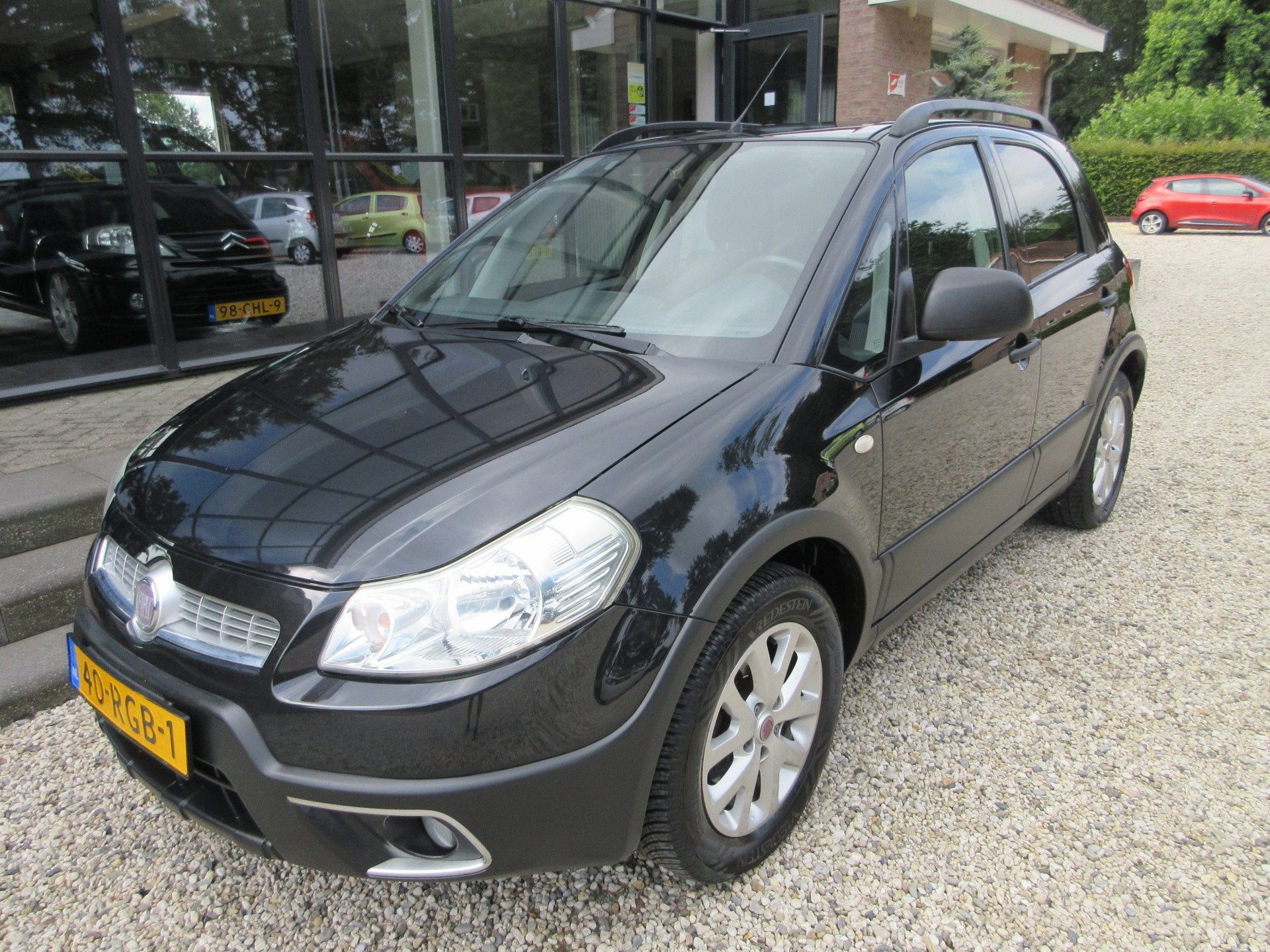 Fiat Sedici 1.6-16V AUTOMAAT AIRCO (bj 2011), Euro 5, Gebruikt, Zwart, 4 cilinders