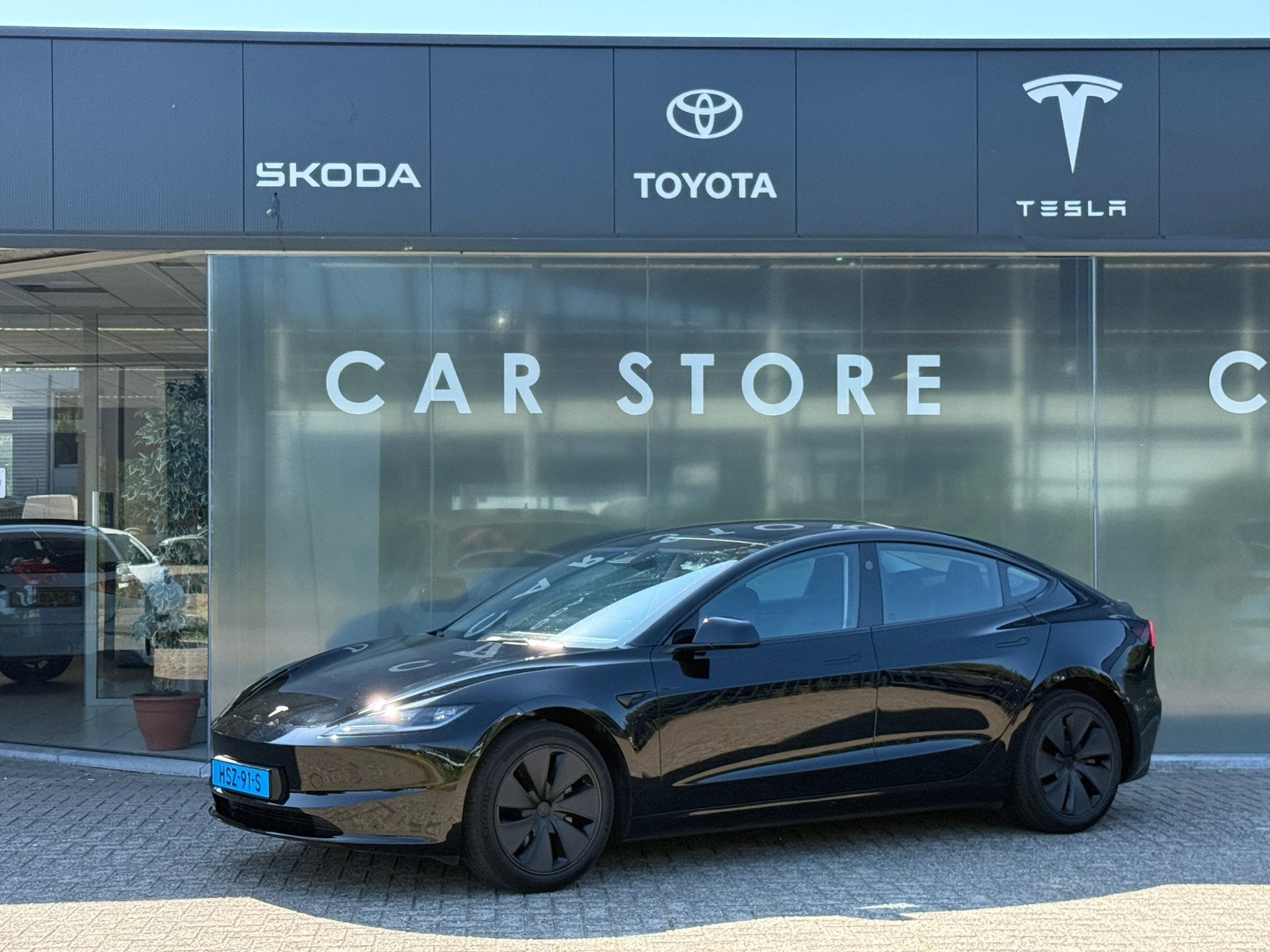 Tesla MODEL 3 Premium Long Range RWD 78 kWh TAXI RIJKLAAR IN, Auto's, Automaat, Achterwielaandrijving, Gebruikt, Zwart