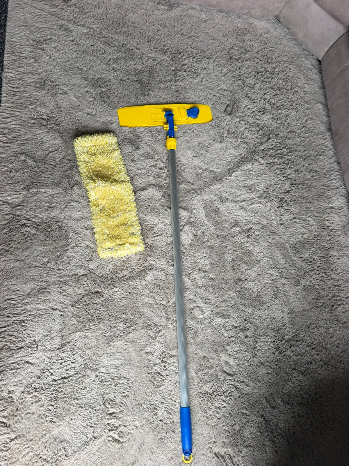 JEMAKO vloerwisser met telescoopsteel en vloervezel, Huis en Inrichting, Ophalen, Mop of Dweil