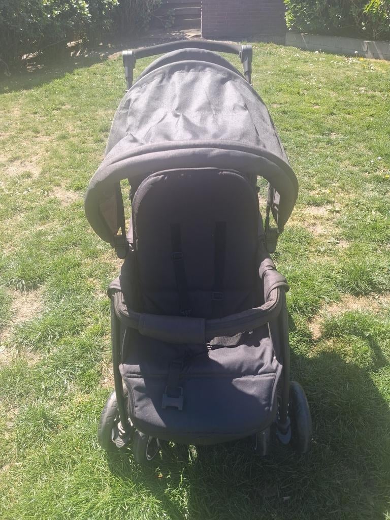 Deryan Duowagen: Buggy & Reiswieg met Accessoires, Kinderen en Baby's, Kinderwagens en Combinaties, Overige merken, Gebruikt, Duowagen