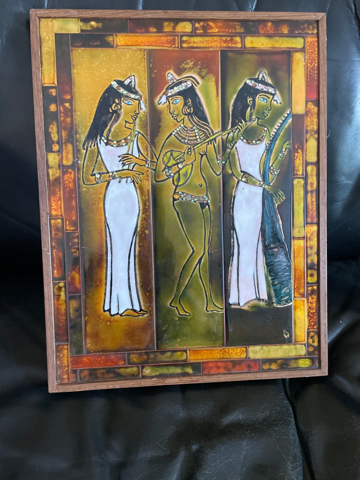 Egyptisch Wanddecoratie - 31x41 cm, Ophalen of Verzenden