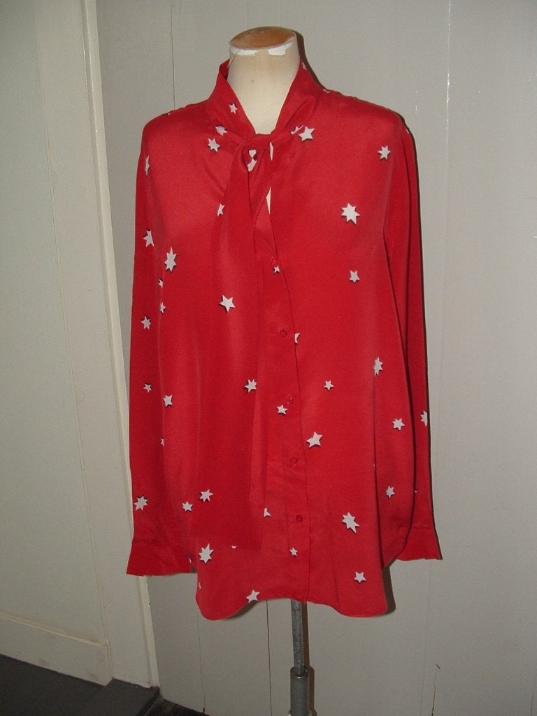 Design Zoe Karssen zijde silk blouse maat S, strikboord, Kleding | Dames, Blouses en Tunieken, Zoe Karssen, Ophalen of Verzenden