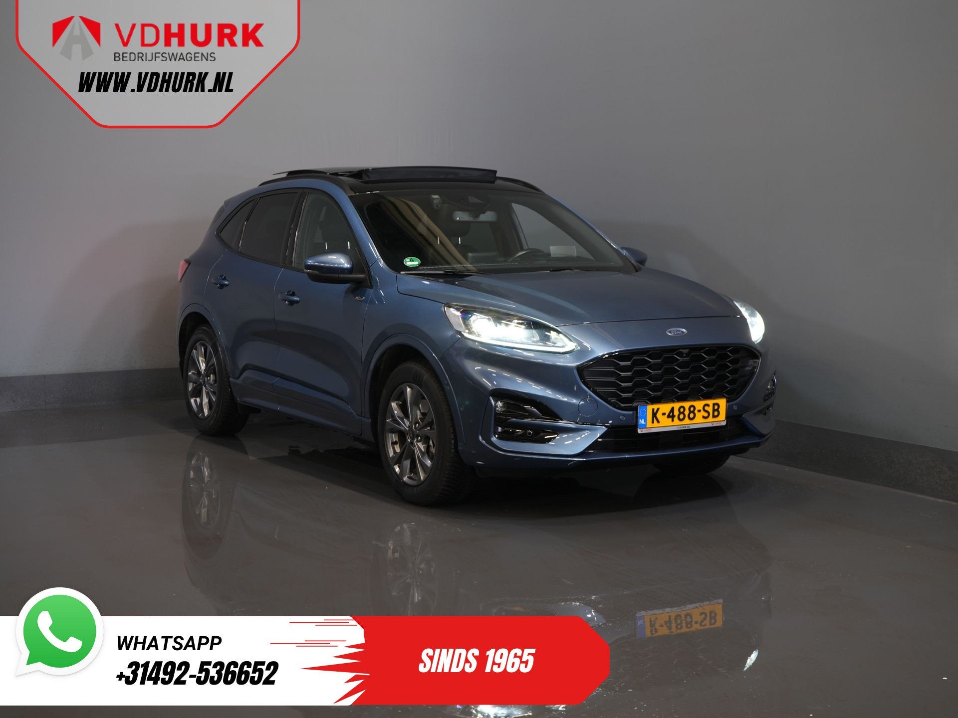 Ford Kuga 2.5 PHEV 225 pk ST-Line X NL Auto/ Pano/ Adapt.Cru, 72 km, 14 kWh, Gebruikt, Euro 6